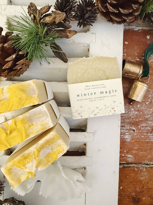 Winter Magic Handmade Soap - Orange, Cedarwood & Clove