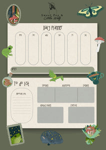 Digital Download Goblincore Daily Planner 🐌🍃🍄