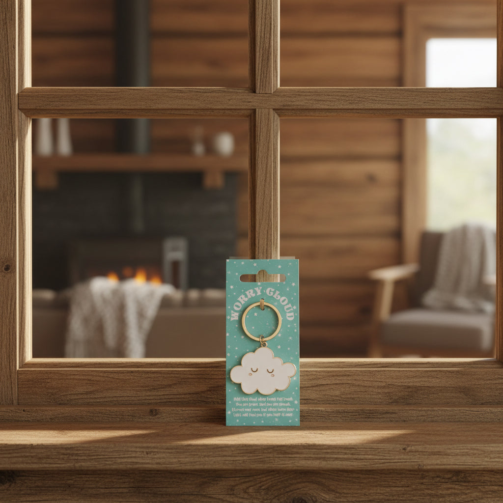 WORRY CLOUD KEYRING ☁️