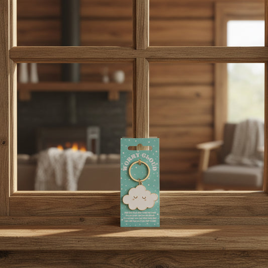 WORRY CLOUD KEYRING ☁️