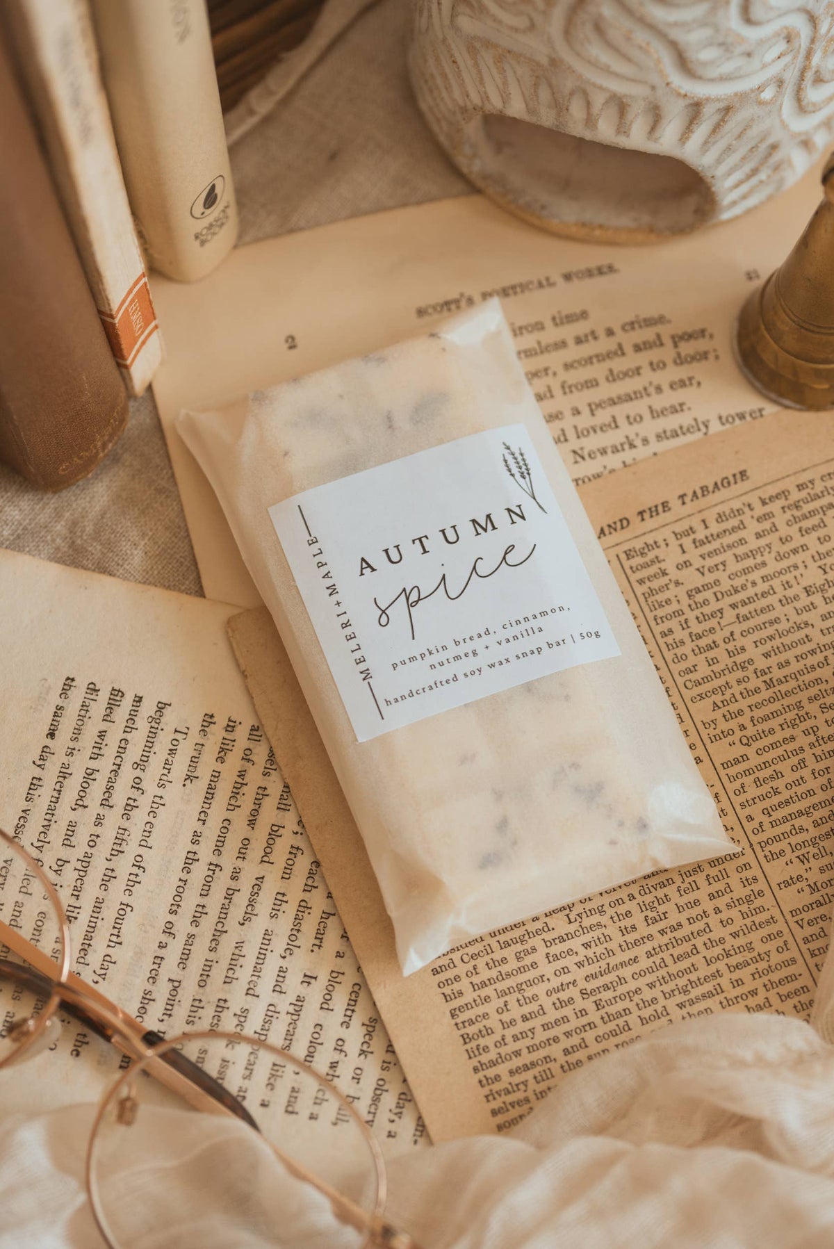 Autumn Spice Scented Snap Bar Wax Melt
