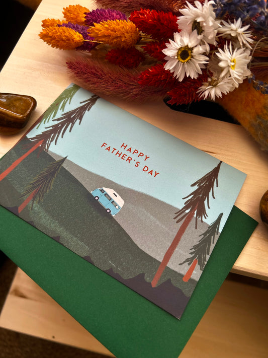 Fathers Day Campervan Card