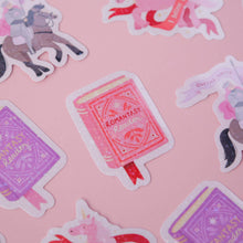 Romantasy Reader Holographic Vinyl Sticker - Book Sticker