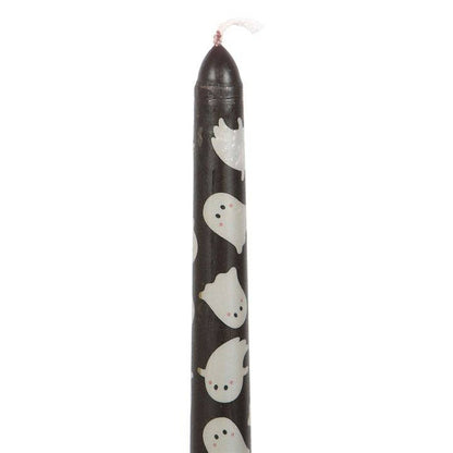 Sweet Halloween Ghost Candle Holder with Taper Candle