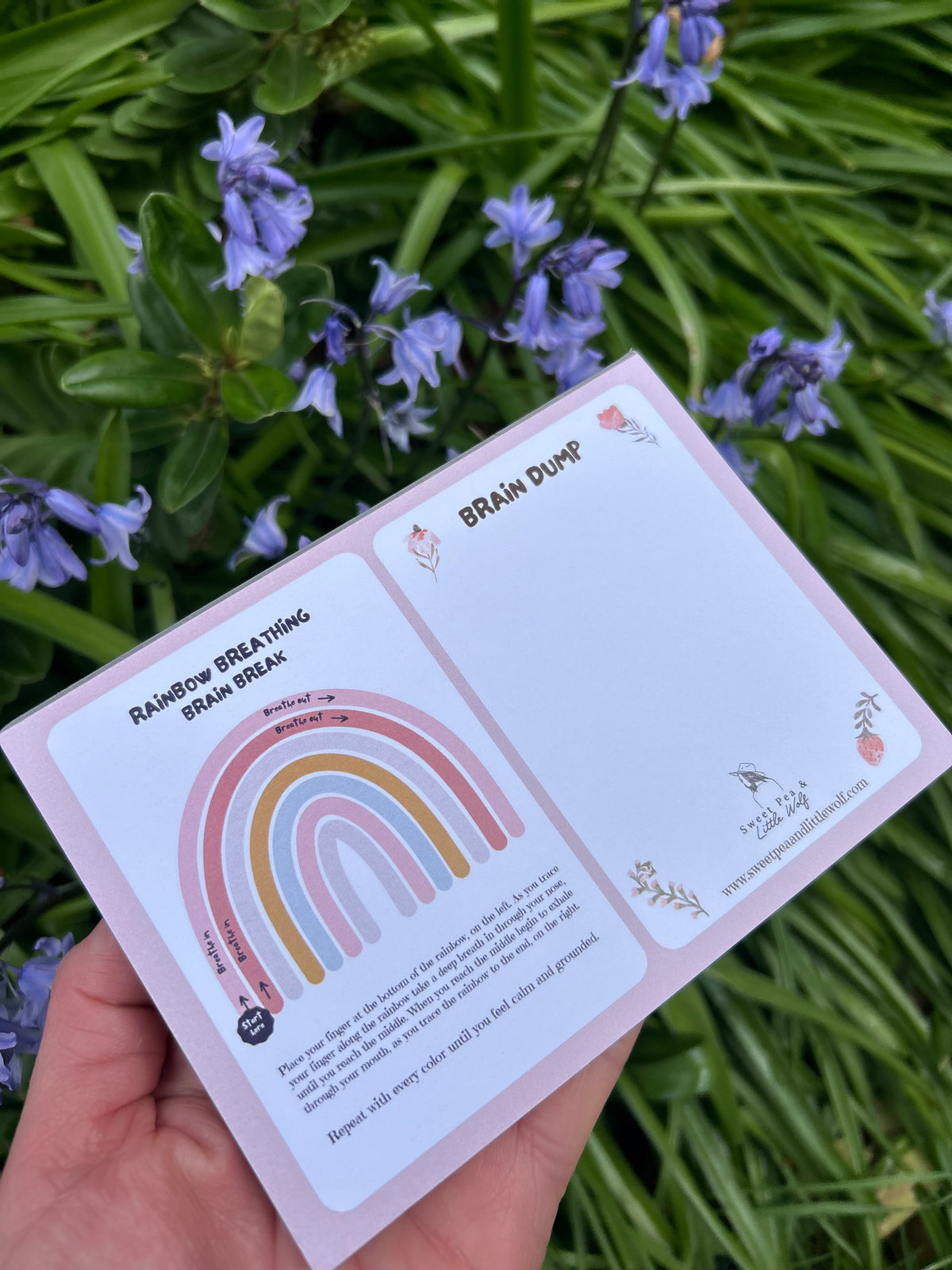 A6 Rainbow Brain Break Planner 🌈
