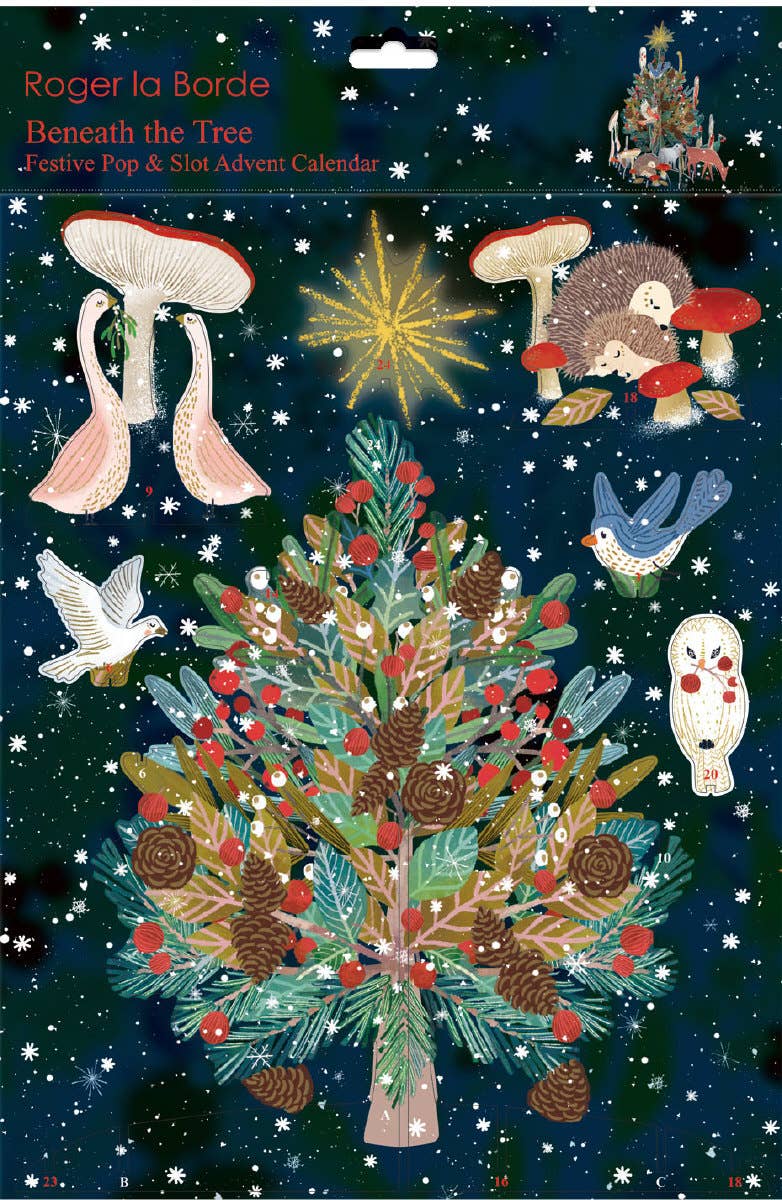 Beneath the Tree Large Pop & Slot Advent
