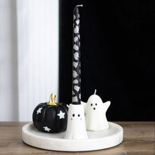 Sweet Halloween Ghost Candle Holder with Taper Candle