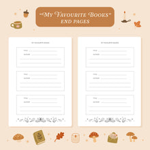 Cosy Season Reading Journal – 50 Book Review Notebook
