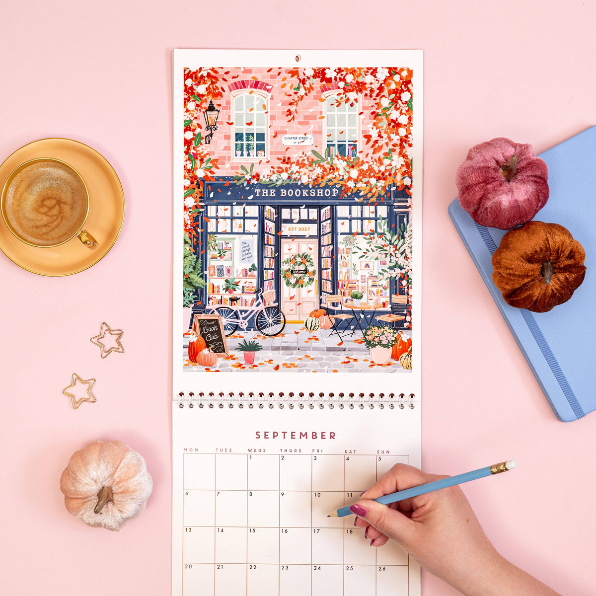2027 Shopfront Scenes: Wall Calendar