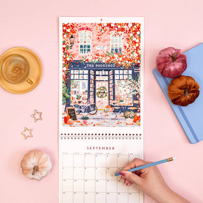 2027 Shopfront Scenes: Wall Calendar