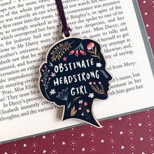 Obstinate Headstrong Girl - Pride and Prejudice Decoration: Dark Purple
