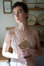 FABLE Fox & Acorn Oval Chain Locket Necklace