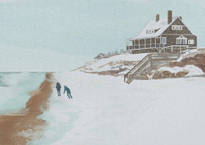 Meet Me In Montauk Art Print