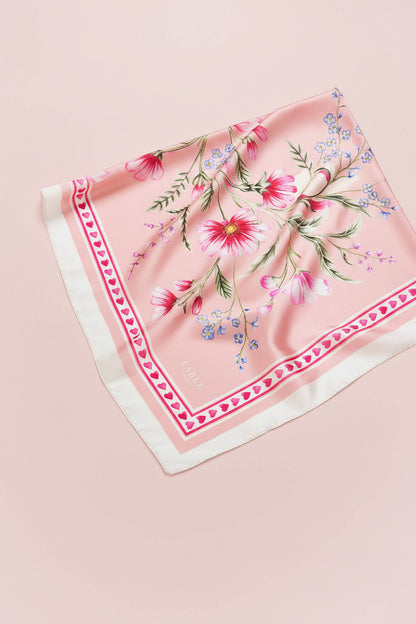 Penelope Pink Square Scarf