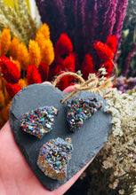 Titanium Aura Druzy Pendant