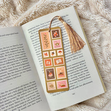 Cosy Autumn Stamp Bookmark with Tassel – Bookish Gift