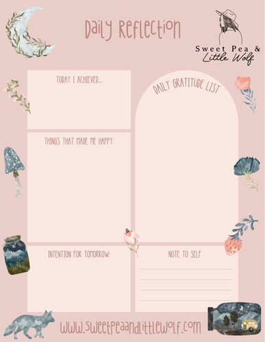 Digital Download~Daily Reflection Planner