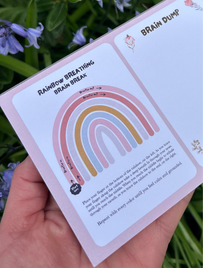 A6 Rainbow Brain Break Planner 🌈