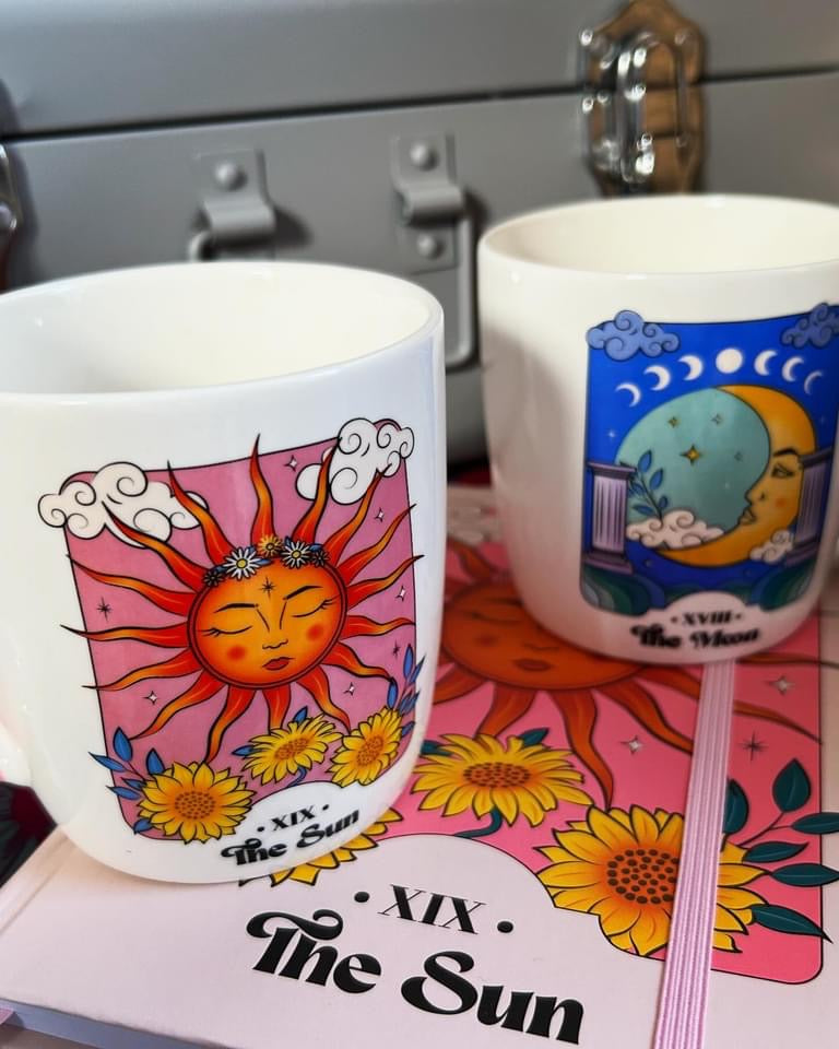 SUN AND MOON CELESTIAL MUG SET