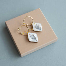 Celestial Coral Hoop Earrings by Pepper You