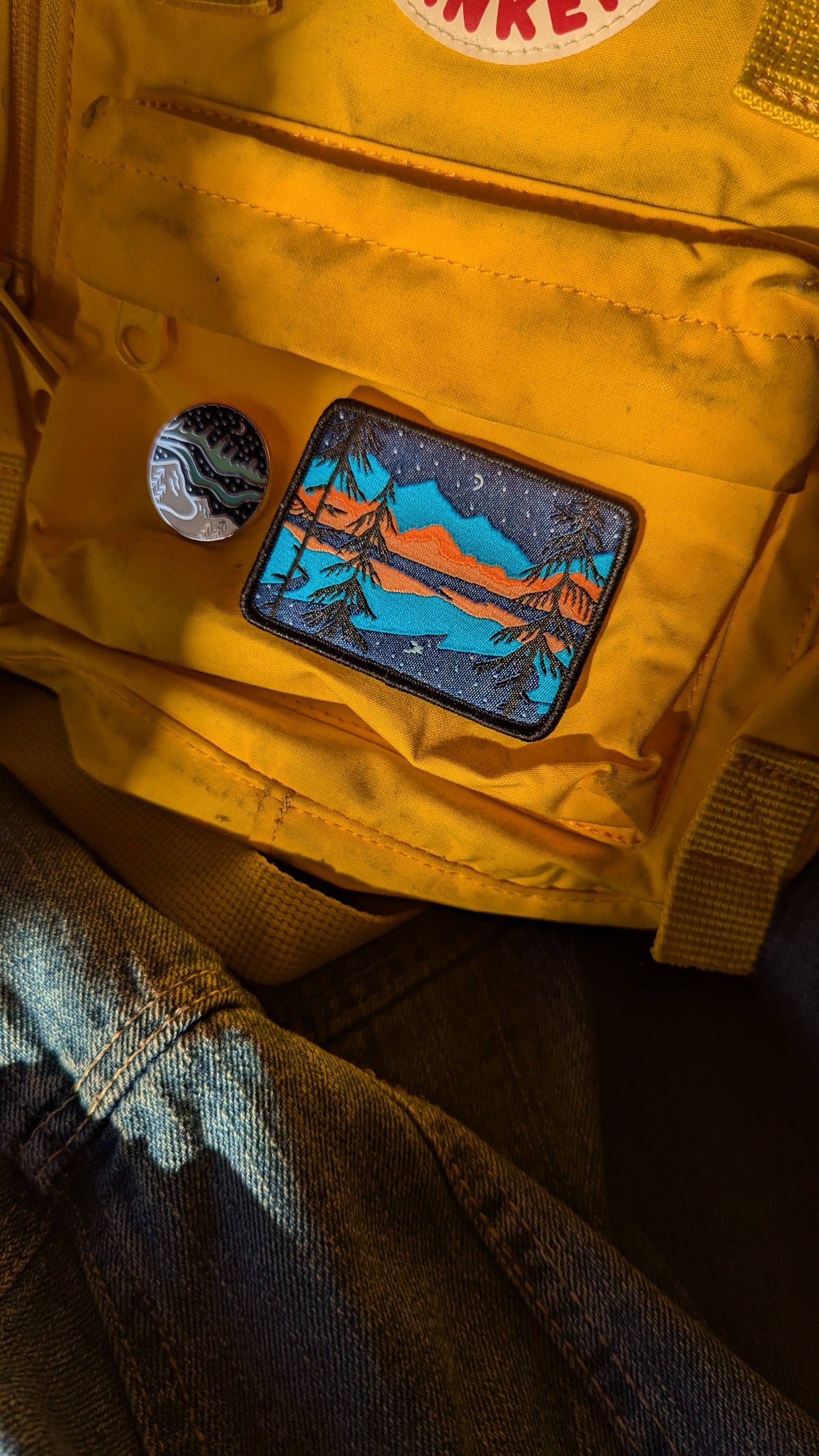 Forest Sunset Iron on Patch