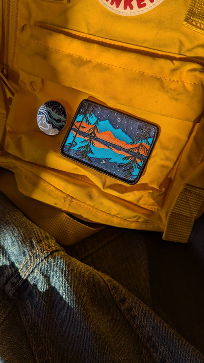 Forest Sunset Iron on Patch