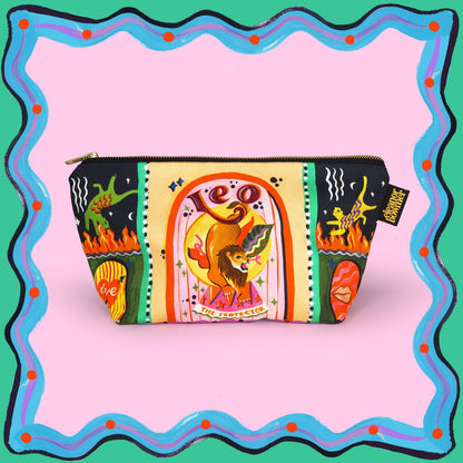 Leo Zodiac Zip Bag