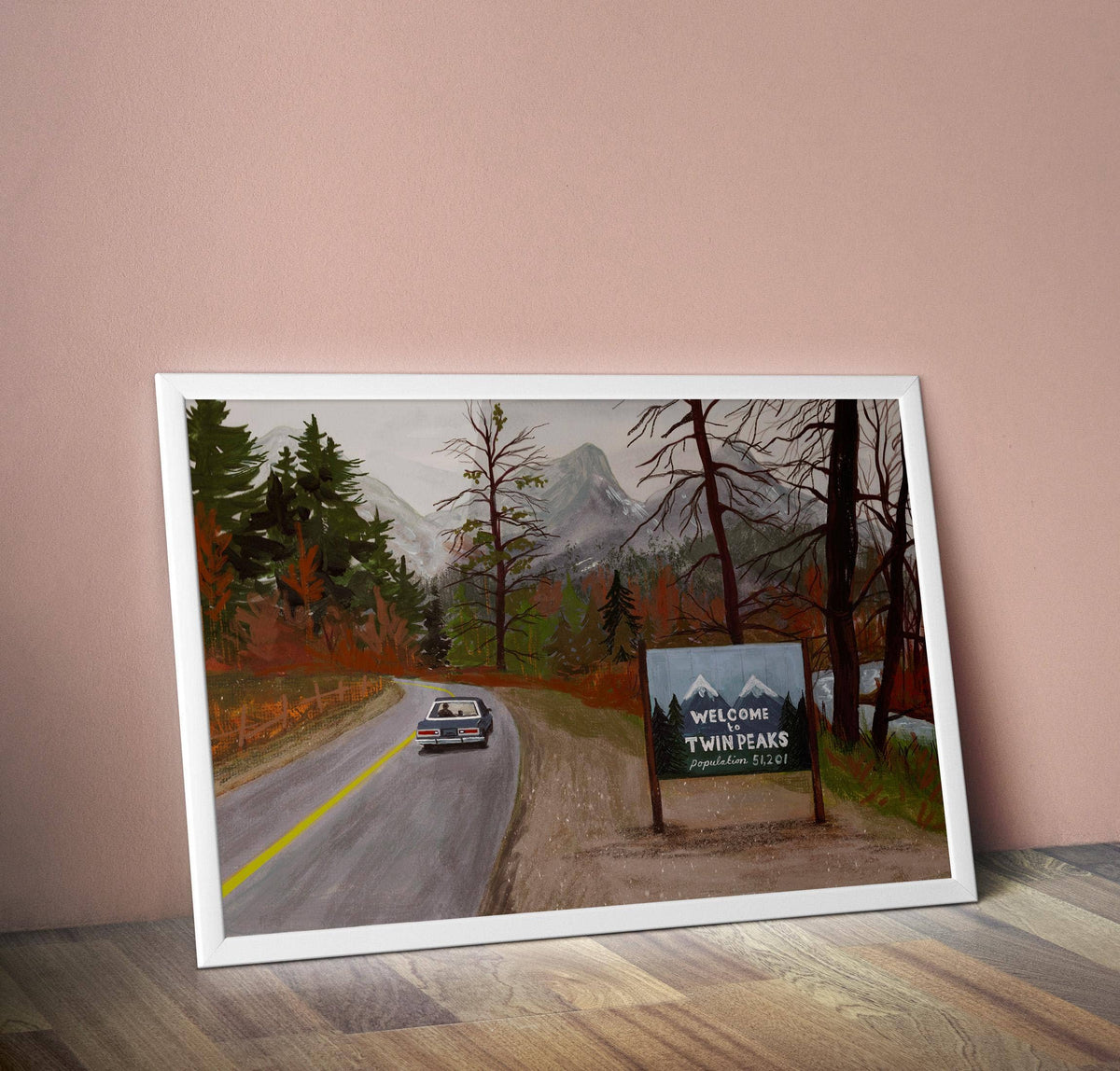 Twin Peaks Art Print: A4 (21x30cm)