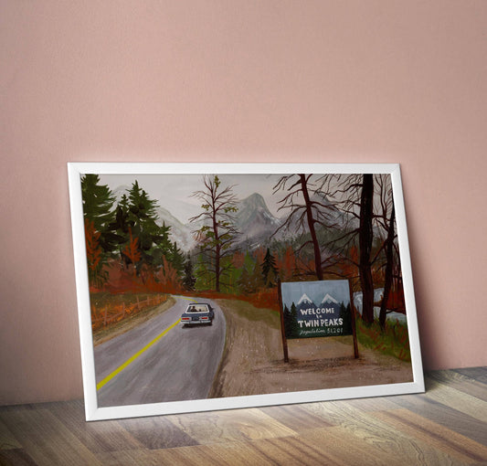Twin Peaks Art Print: A4 (21x30cm)