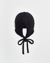 FABLE Forget-Me-Not Knitted Navy Bonnet