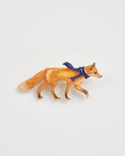 Cosy Fox Enamel Brooch 🦊