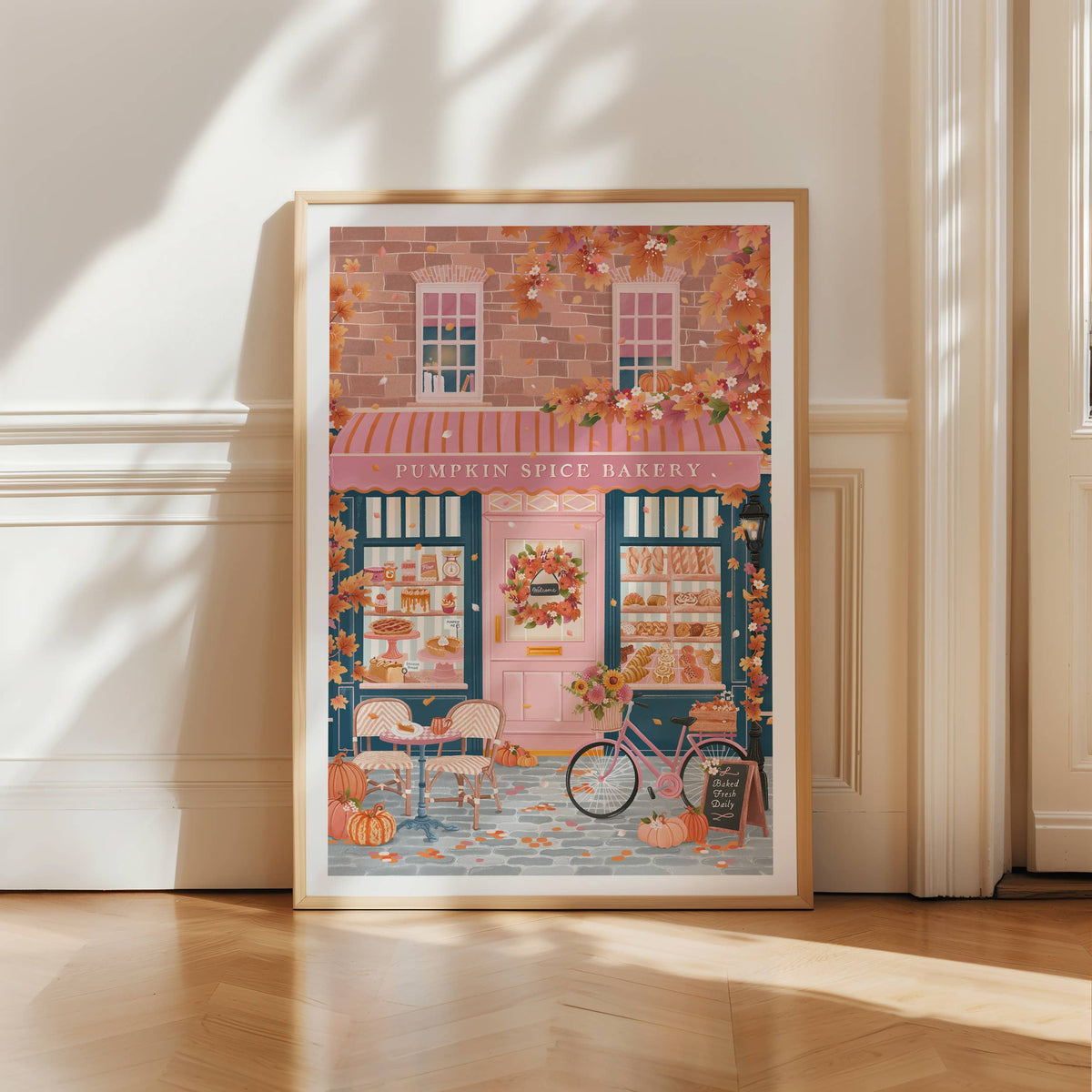 Pumpkin Spice Bakery Print A4