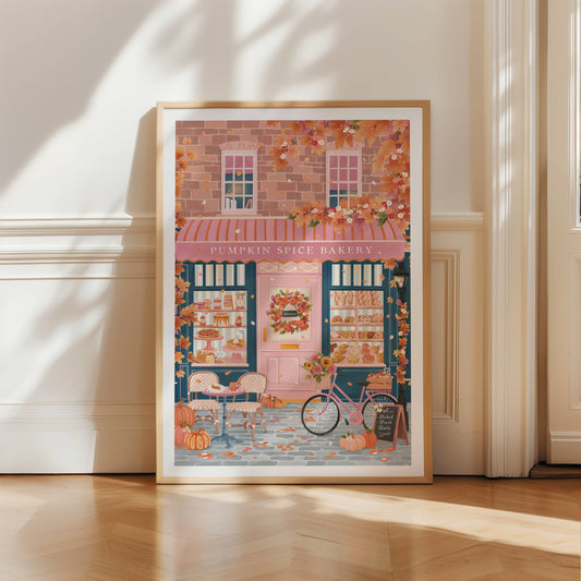 Pumpkin Spice Bakery Print A4