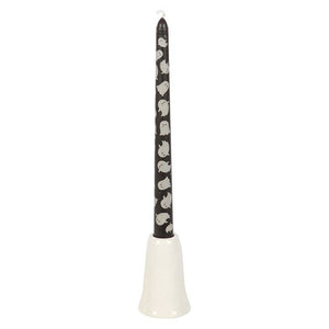 Sweet Halloween Ghost Candle Holder with Taper Candle