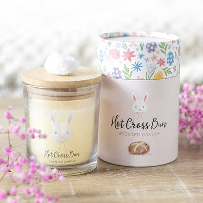 Hot Cross Bun Easter Candle 🐇🌷