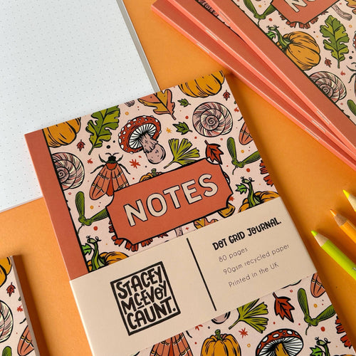 Autumn Pumpkin Notebook 🍄
