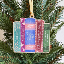 Classic Women Of Literature Book Stack Decoration: Dark Purple