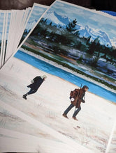 Joel & Ellie Winter Art Print