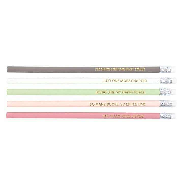 Pack of 5 Book Inspired Pencils ✏️