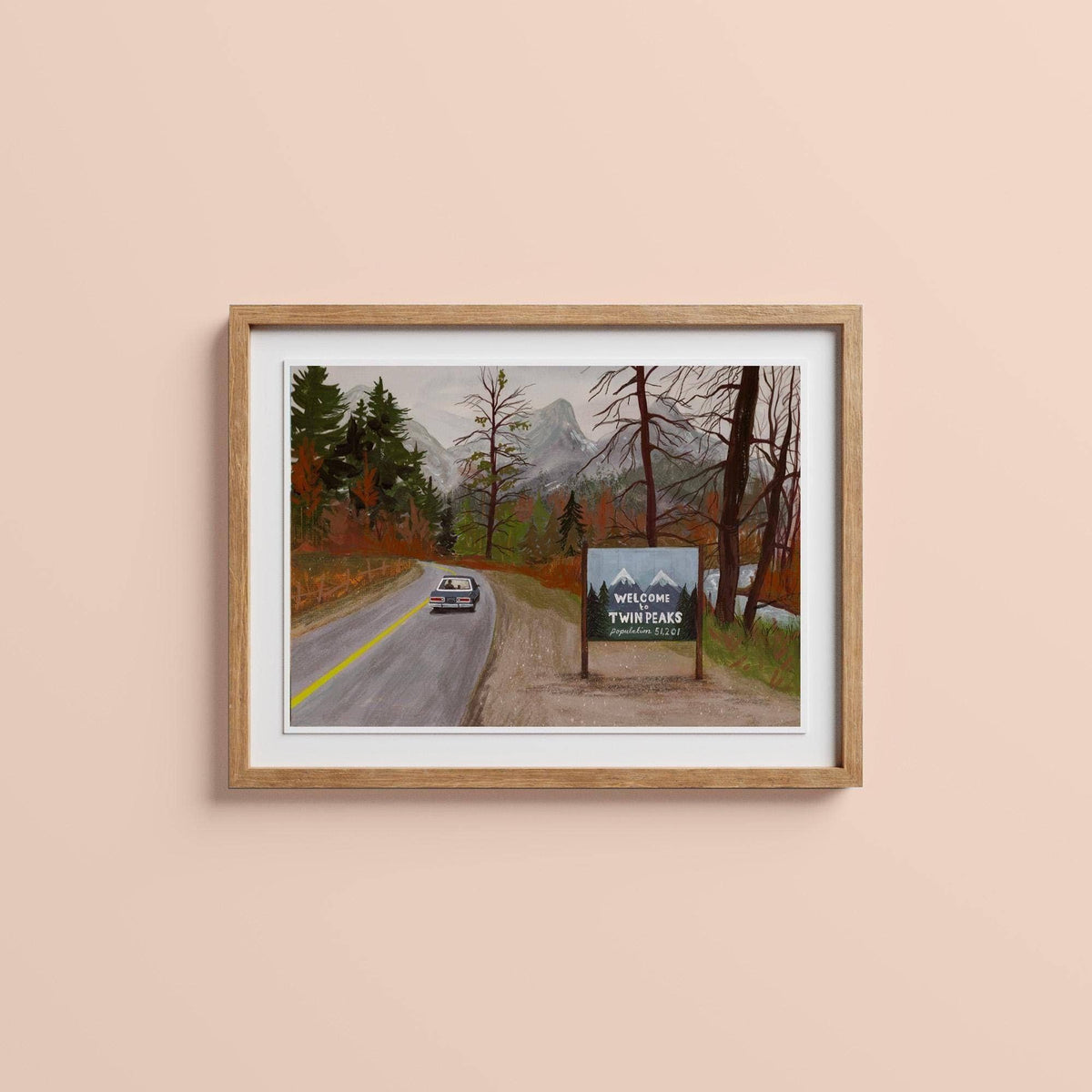 Twin Peaks Art Print: A4 (21x30cm)