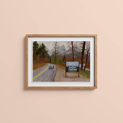 Twin Peaks Art Print: A4 (21x30cm)