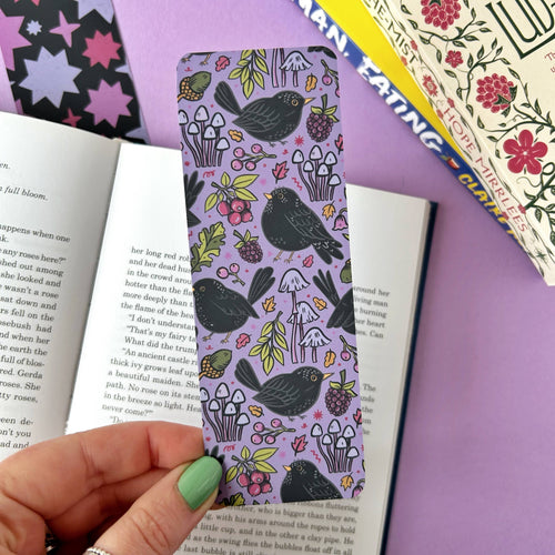Blackbird Bookmark 🐦‍⬛