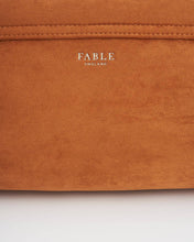Floral Tan Faux Suede Embroidered Shoulder Bag