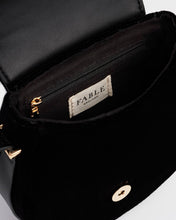 Black Dove & Floral Star Velvet Embroideried Saddle Bag