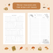 Cosy Season Reading Journal – 50 Book Review Notebook
