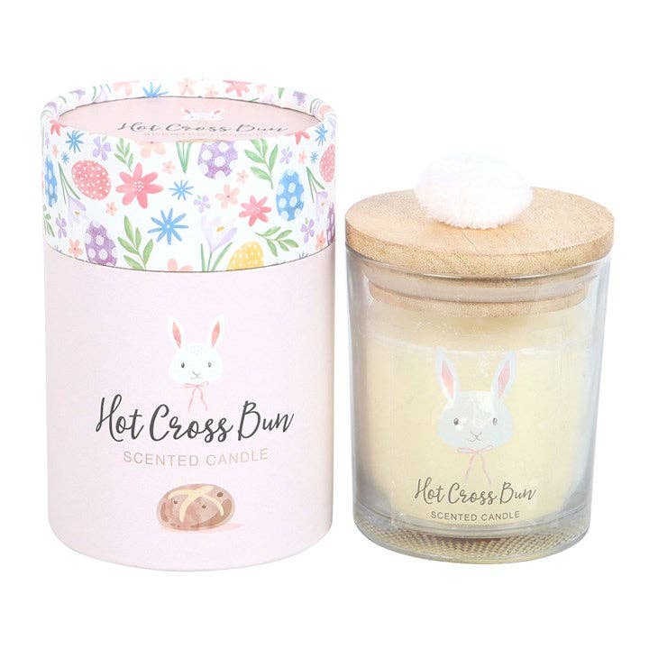 Hot Cross Bun Easter Candle 🐇🌷
