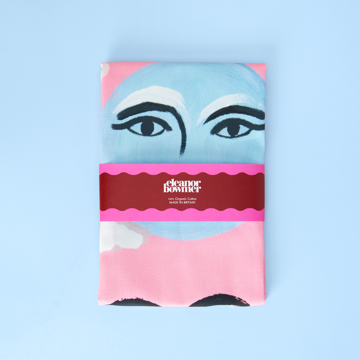 Stay Wild Moon Child Pink Tea Towel