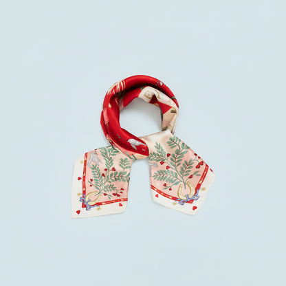 Freya Pink Narrative Square Scarf