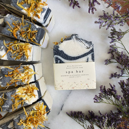 Rosemary & Activated Charcoal Spa Bar