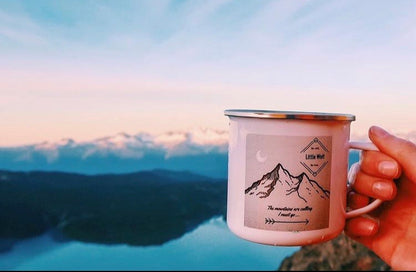 Little Wolf Enamel Mug ⛺️